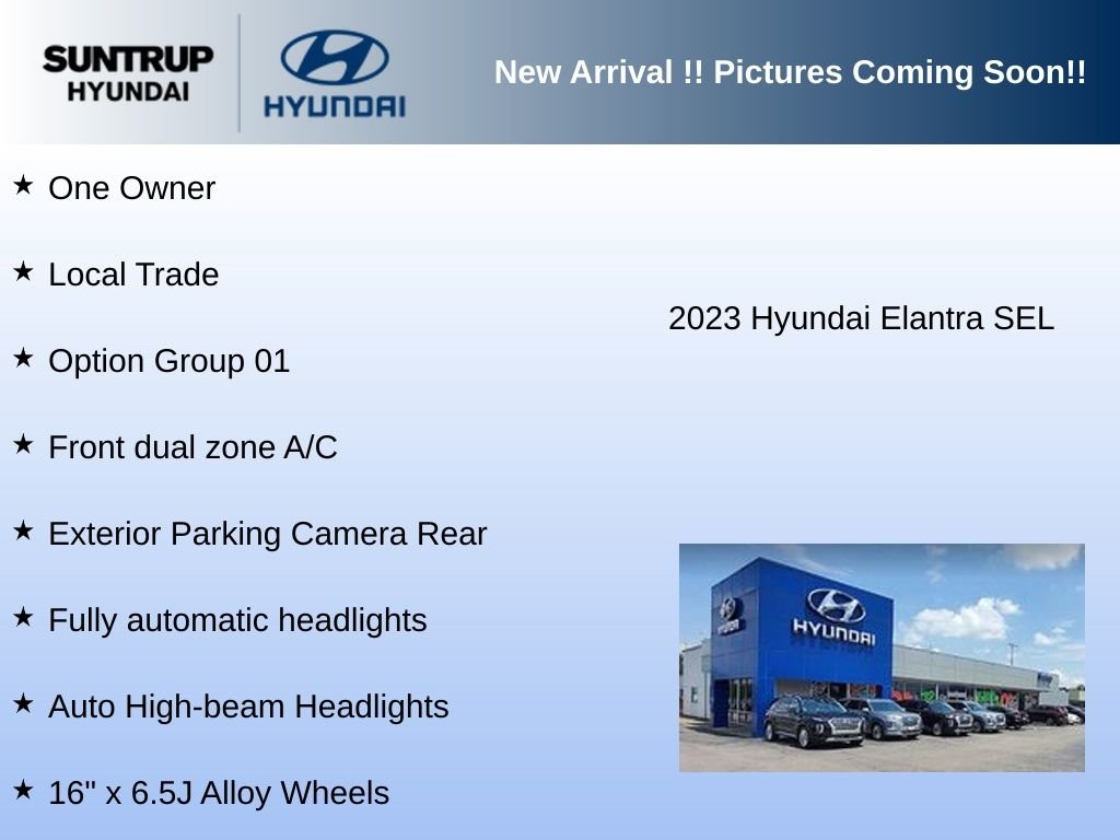 Used 2023 Phantom Black Hyundai SEL image 2