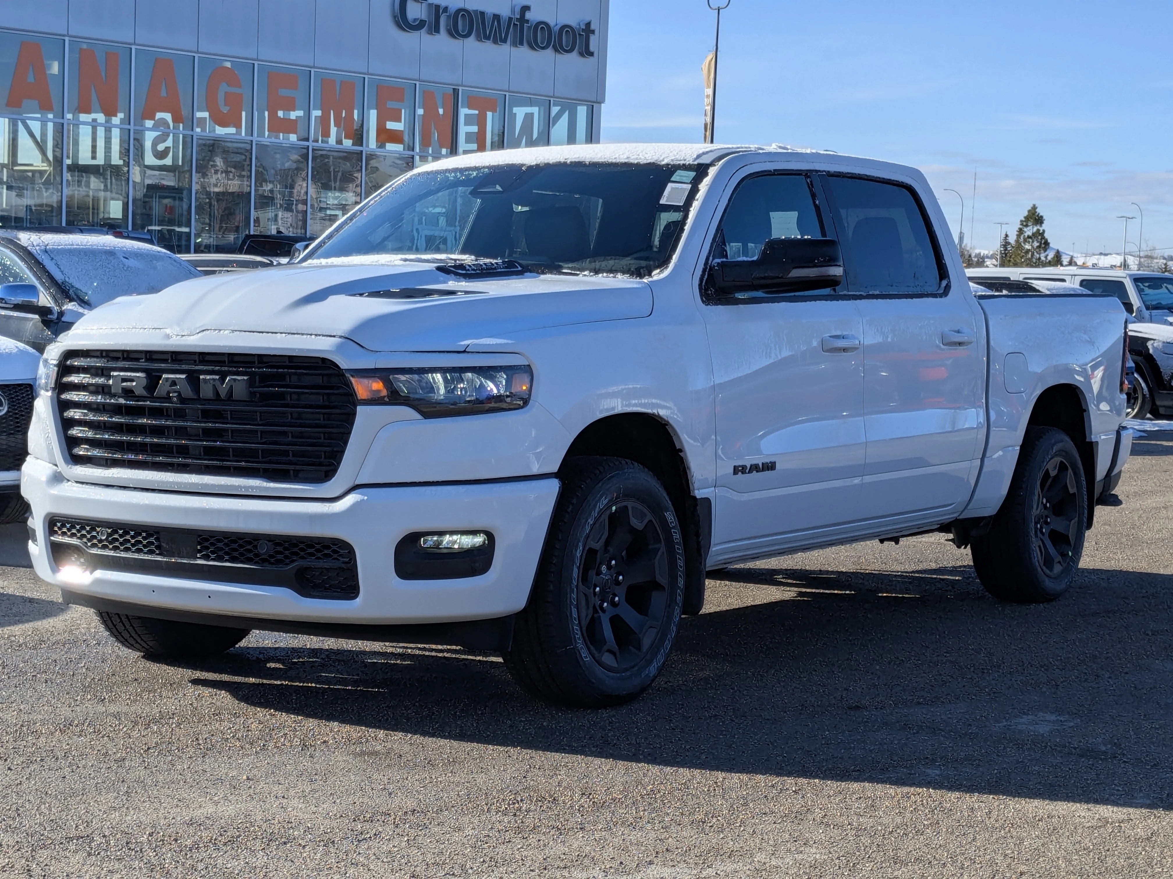 New 2026 White RAM Sport - - Level 1 Equip Grp - Bed Utility Group - Dual?Pane Panoramic Sunroof - 3.0L Hurricane Twin image 4