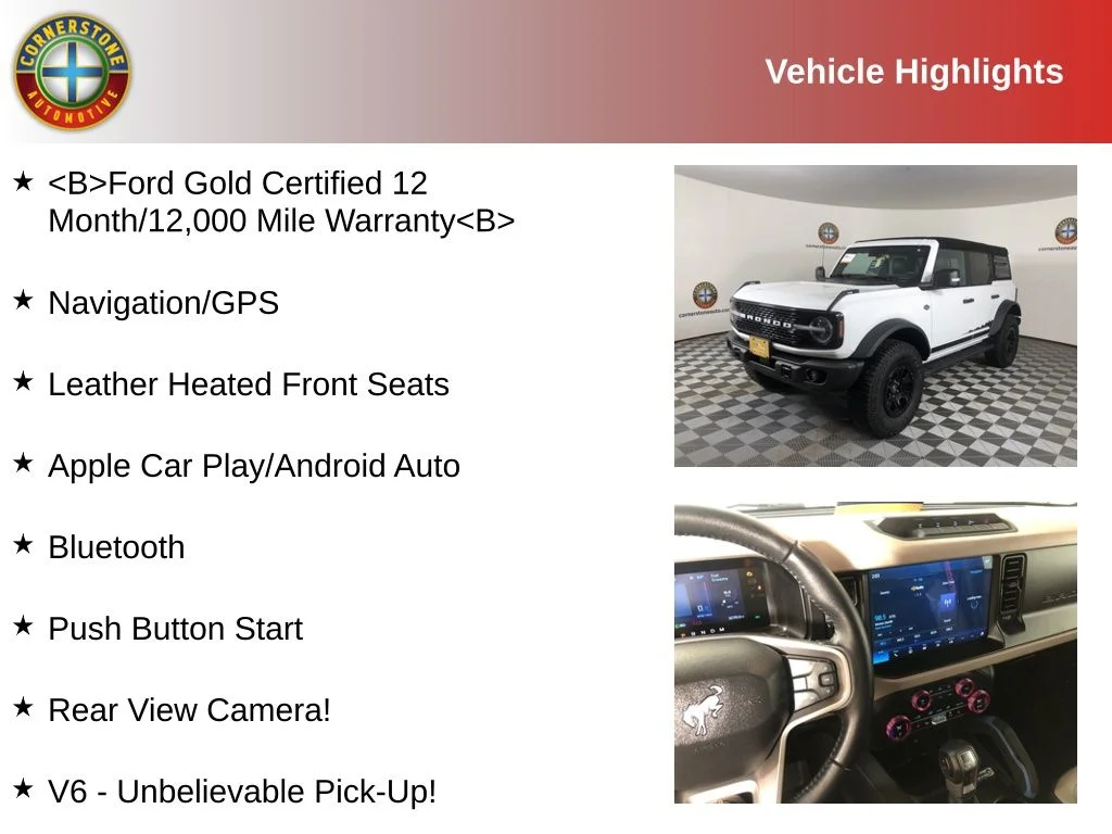 Used 2023 Ford Bronco 4-Door Wildtrak with VIN 1FMEE5DPXPLB63724 for sale in Elk River, Minnesota