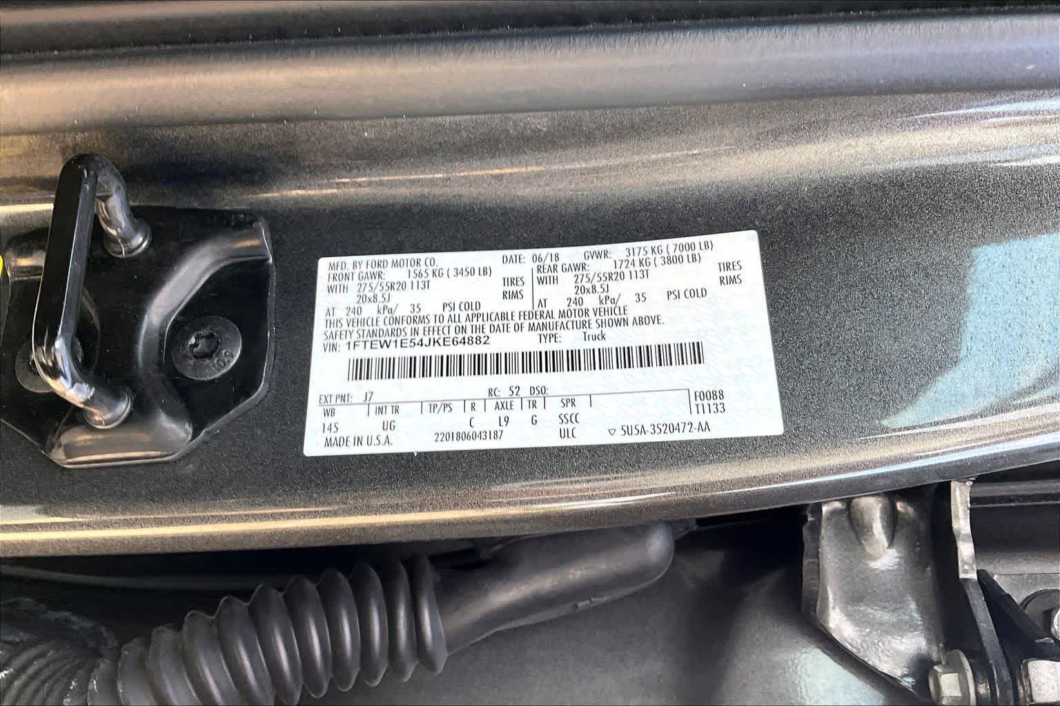Used 2018 Magnetic Metallic Ford XLT image 35