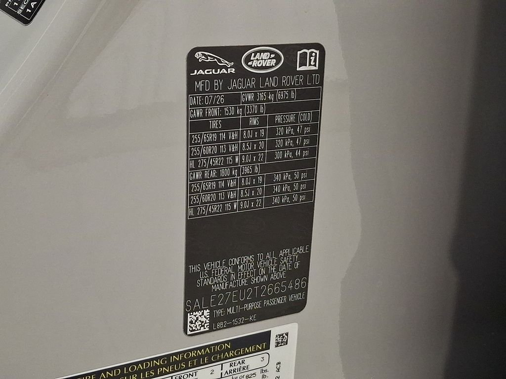 New 2026 Borasco Grey Land Rover X-Dynamic SE image 20