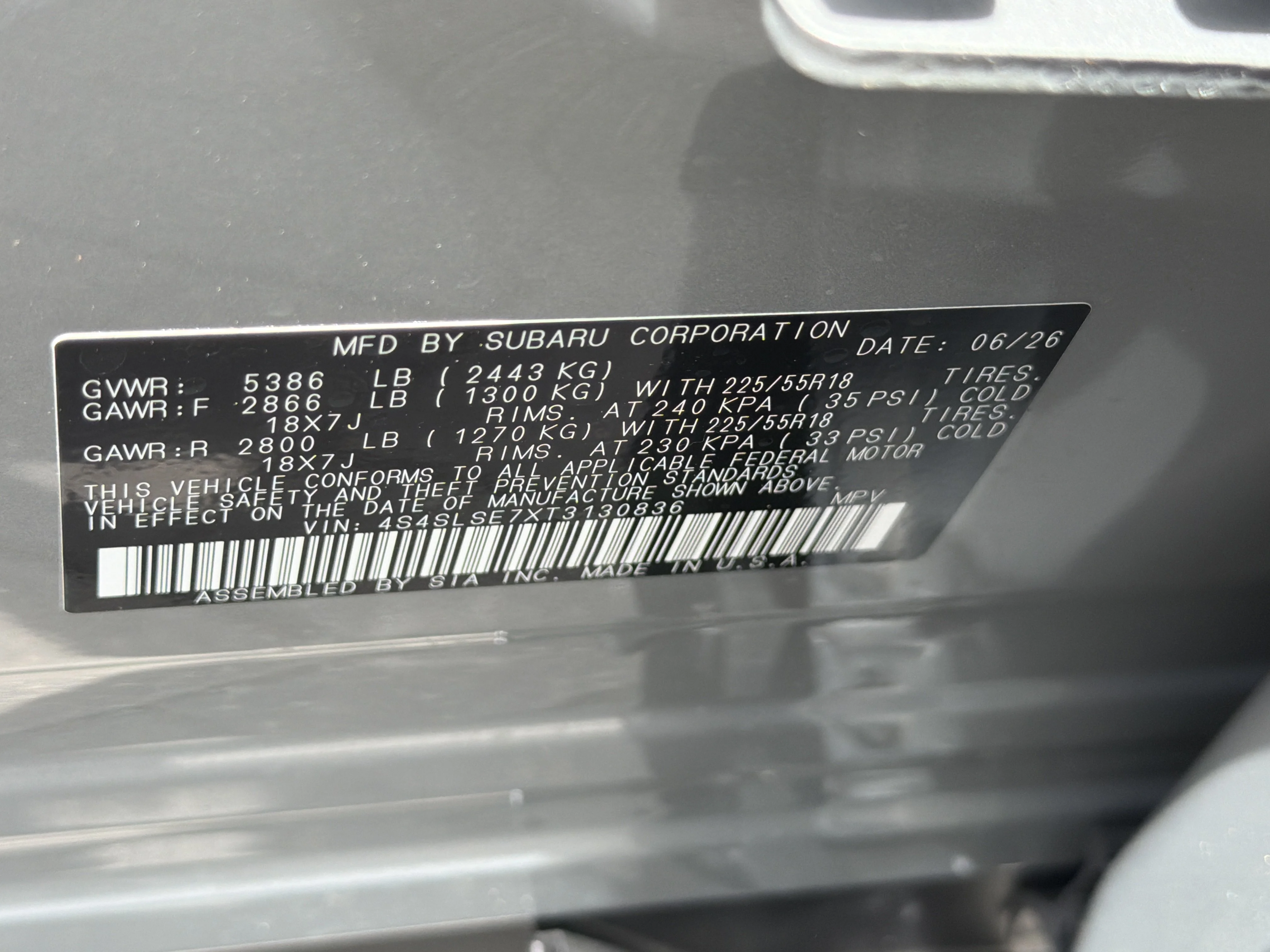 New 2026 RIVER ROCK PEARL Subaru Premium Hybrid image 32