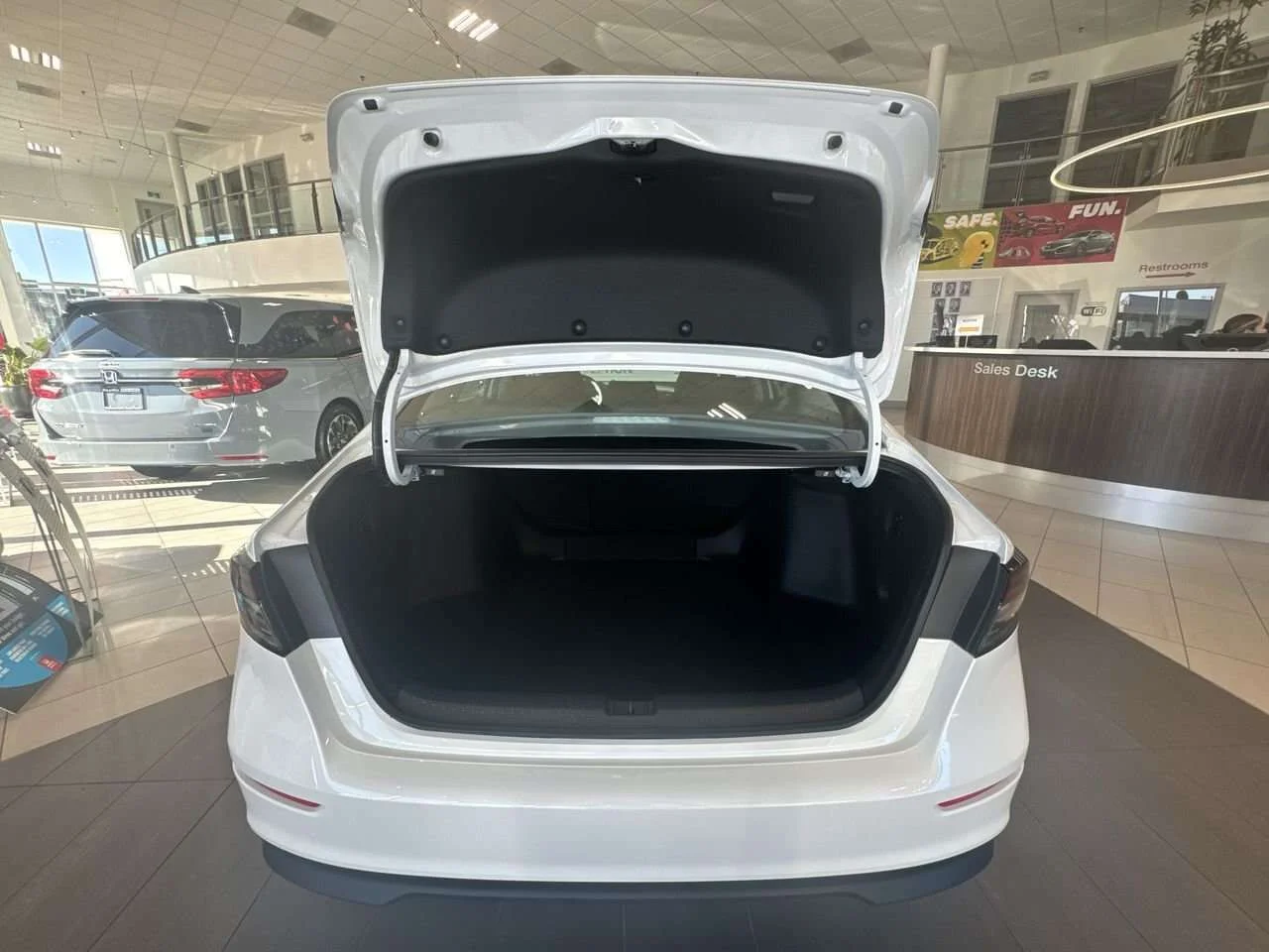 Used 2024 Platinum White Pearl Honda EX CVT Sedan Certified Pre-Owned   One Owner   Loc image 5