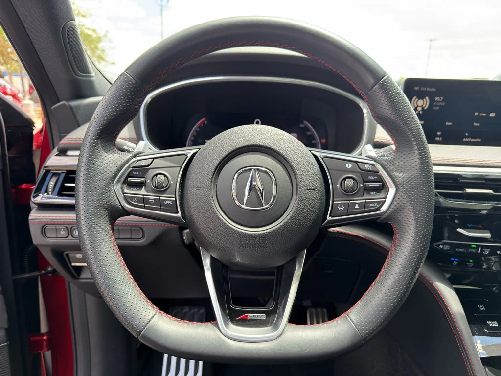 Certified Used 2023 Performance Red Pearl Acura SH-AWD with A-Spec Package image 11