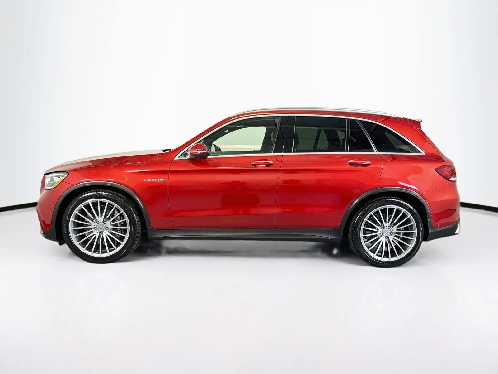 Used 2020 Designo Cardinal Red Metallic Mercedes-Benz AMG® GLC 63 image 2