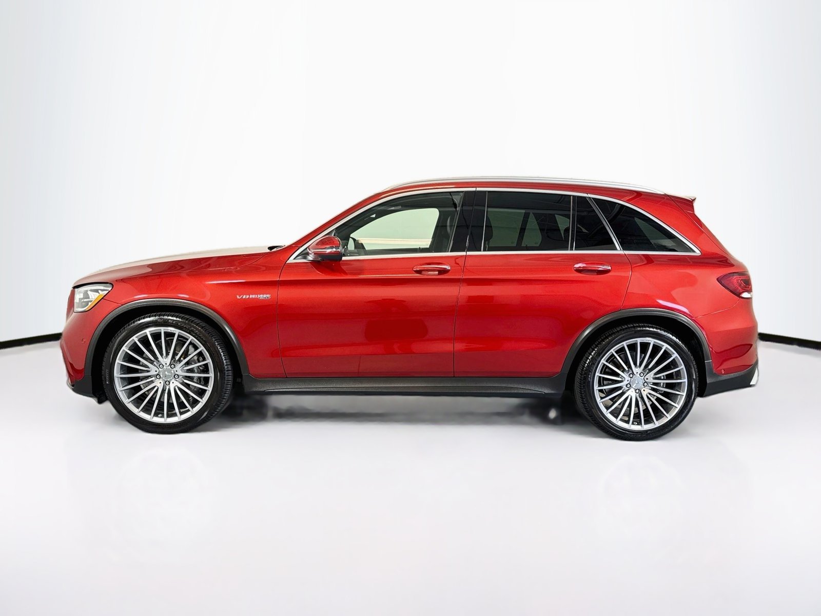 Used 2020 Designo Cardinal Red Metallic Mercedes-Benz AMG® GLC 63 image 2