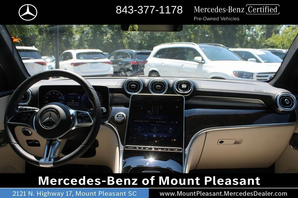 Certified Used 2025 Polar White Mercedes-Benz GLC 350e image 26