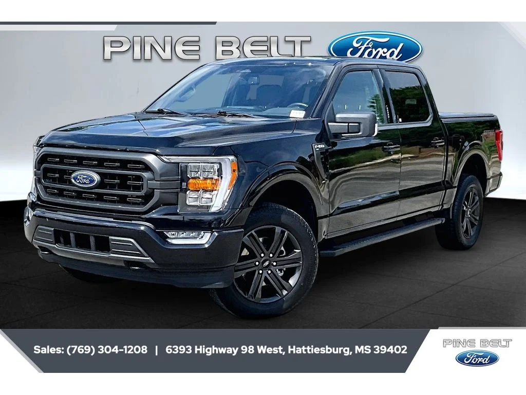 Used 2022 Agate Black Metallic Ford XLT image 10