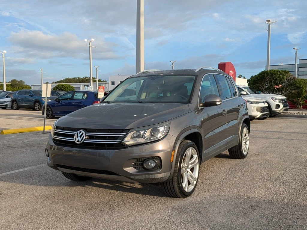 Used 2012 Volkswagen Tiguan SEL with VIN WVGAV7AX9CW004636 for sale in Clearwater, FL
