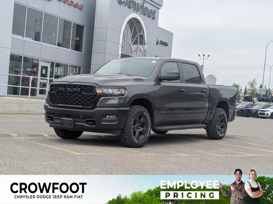 New 2026 Grey RAM Warlock - - 3.0L Hurricane Twin Turbo - E-Locker Axle - 18 Blk Wheels - 400W Inverter & More! image 1