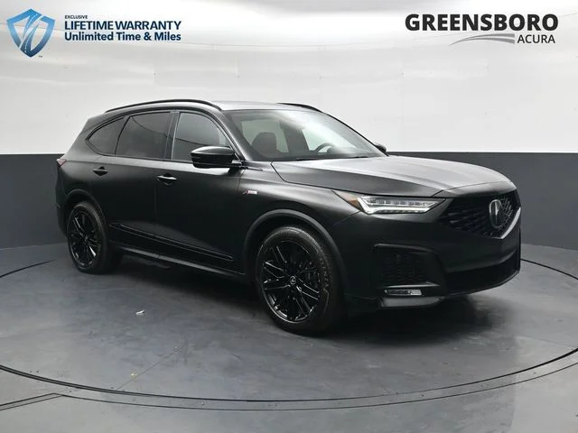 Used 2025 Apex Blue Pearl Acura SH-AWD A-SPEC ADV image 3