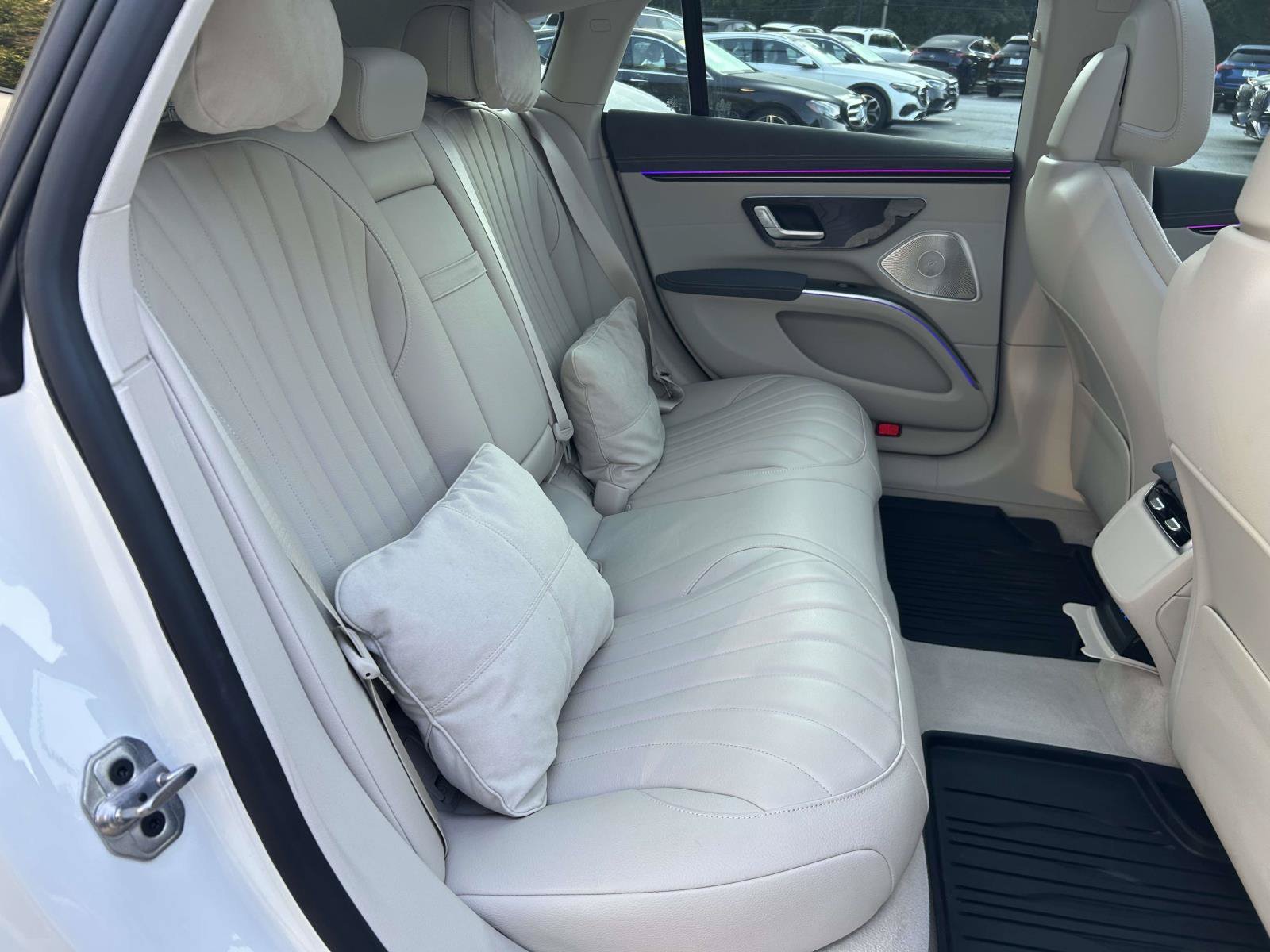 Certified Used 2023 MANUFAKTUR Diamond White Mercedes-Benz EQS 450 4MATIC® Sedan image 45