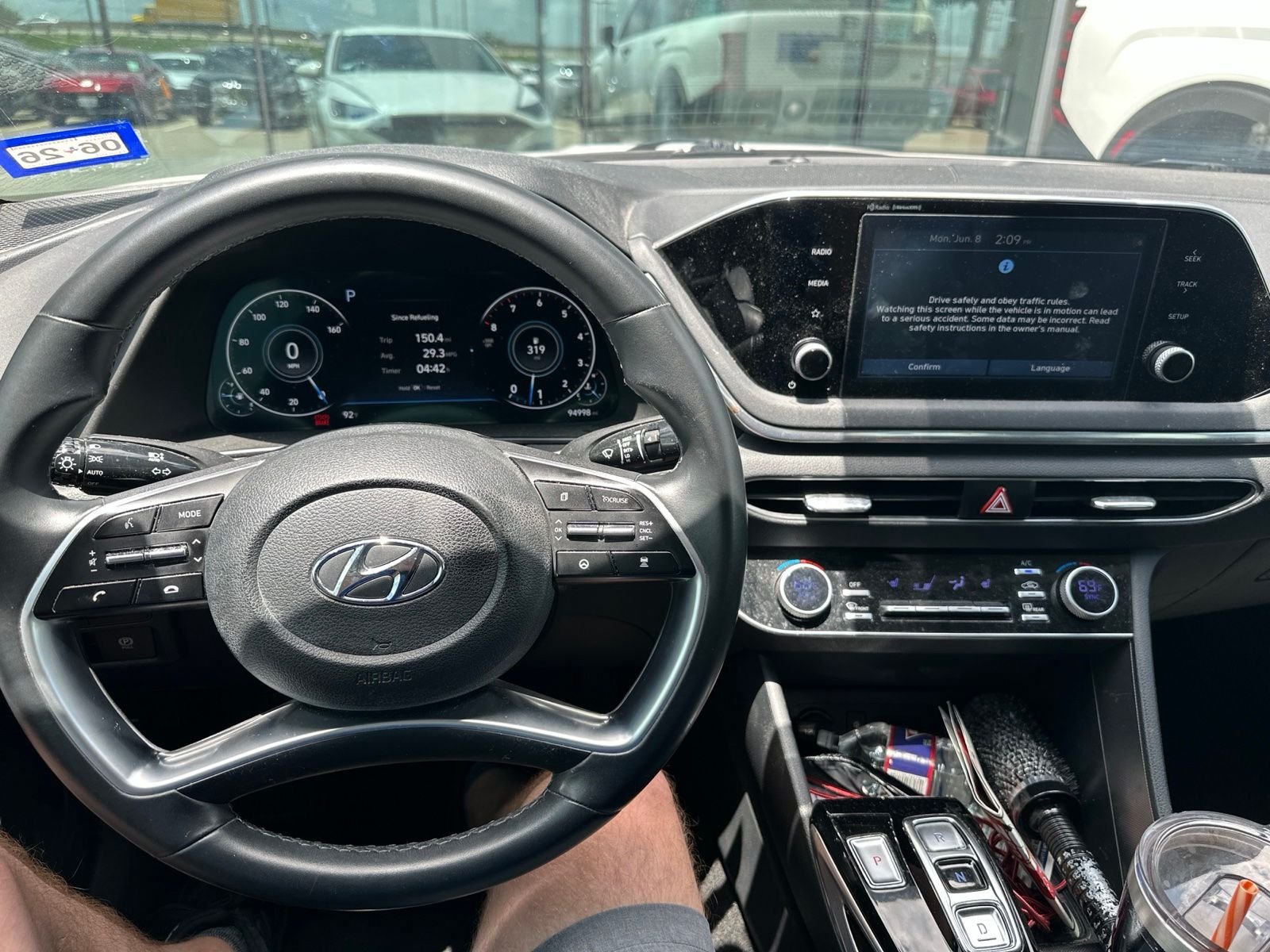 Used 2020 Quartz White Hyundai SEL image 12