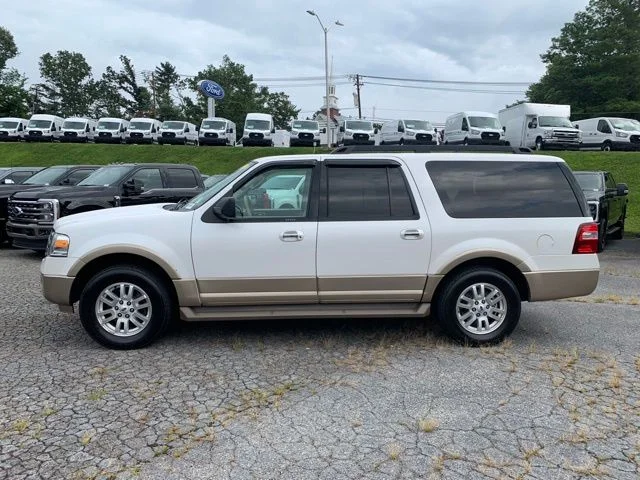 Used 2014 White Platinum Tri-Coat Metallic Ford XLT image 5