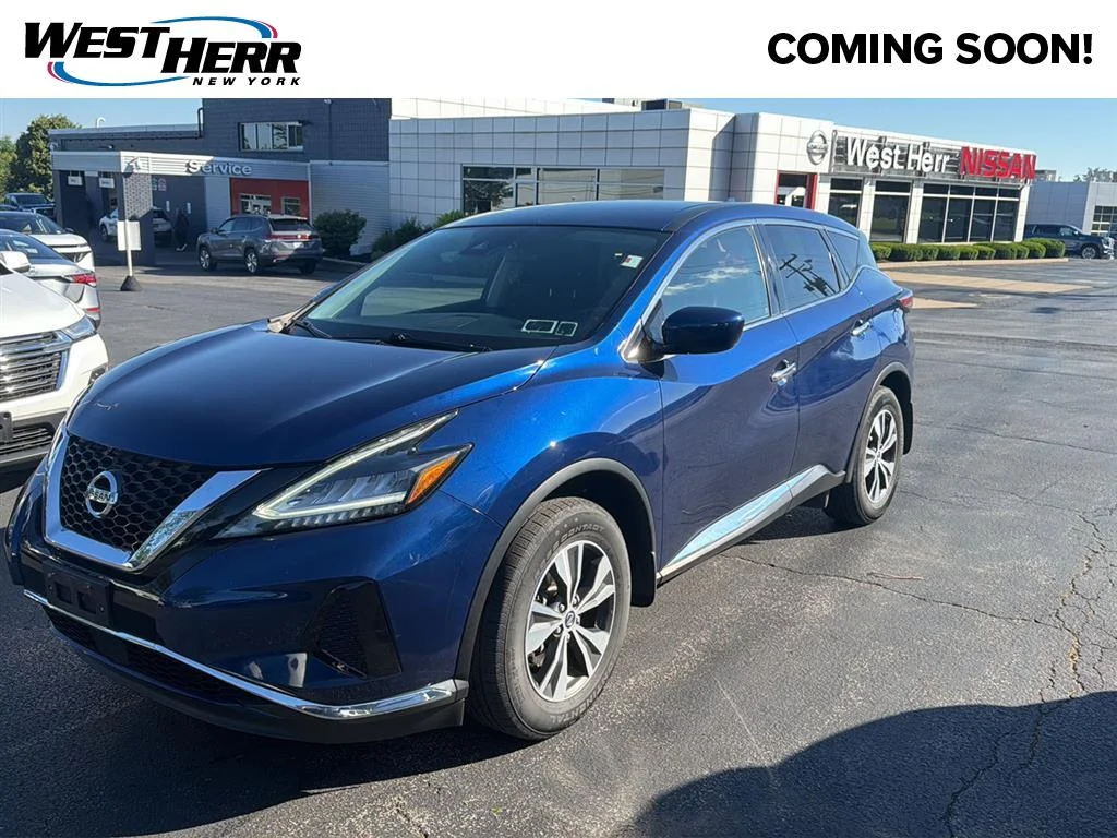 Used 2021 Deep Blue Pearl Nissan S image 1