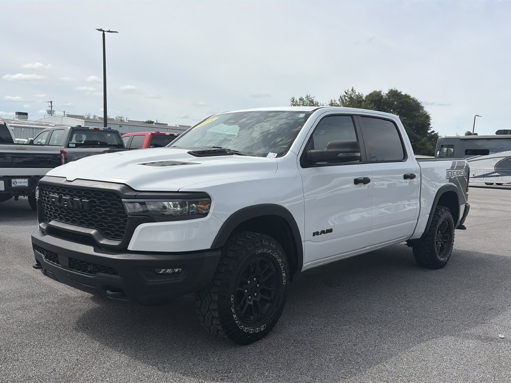 Certified Used 2025 Bright White Clearcoat Ram Rebel image 2