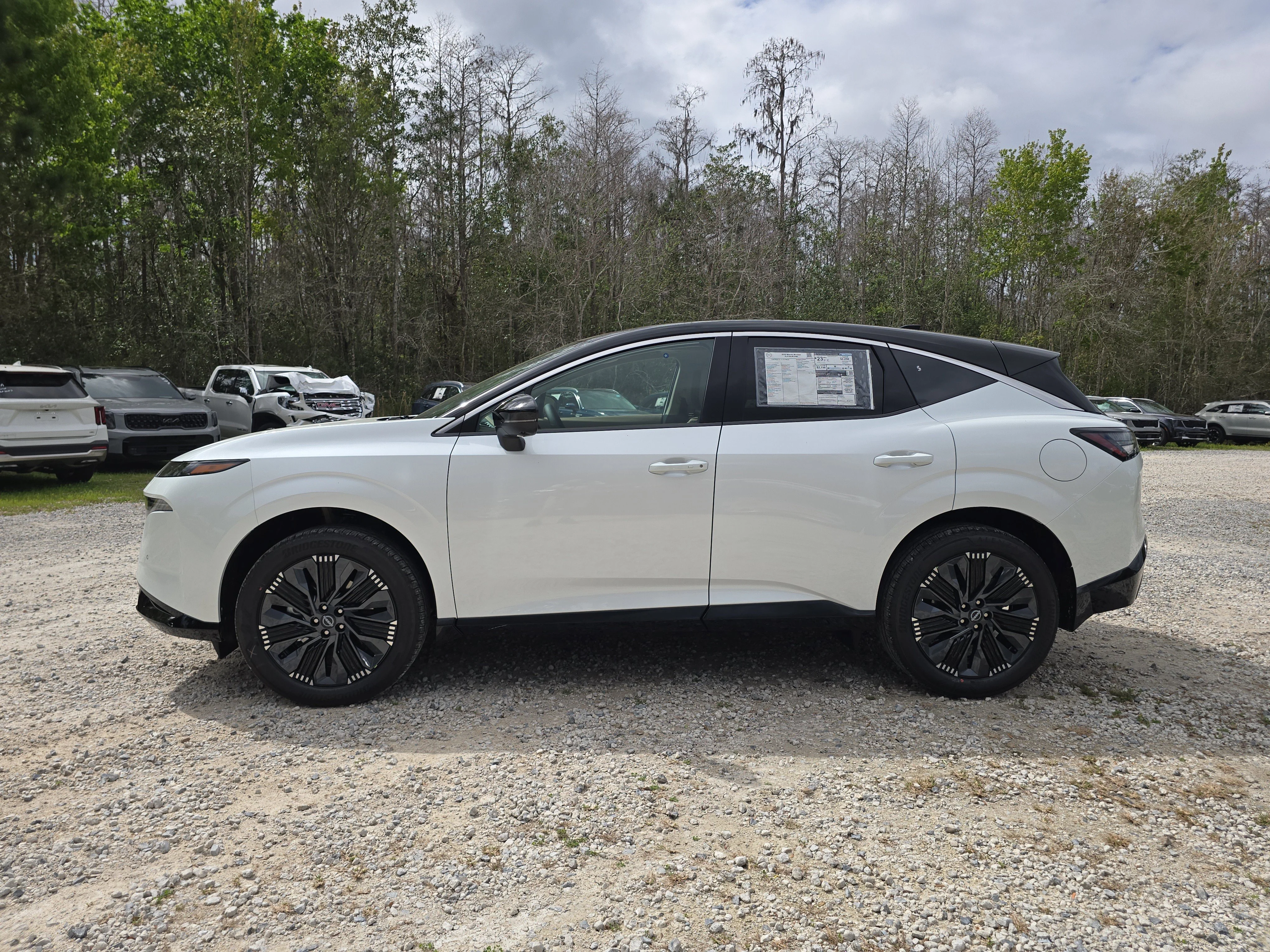 New 2026 Everest White Pearl TriCoat / Super Black Two-tone Nissan Platinum image 5
