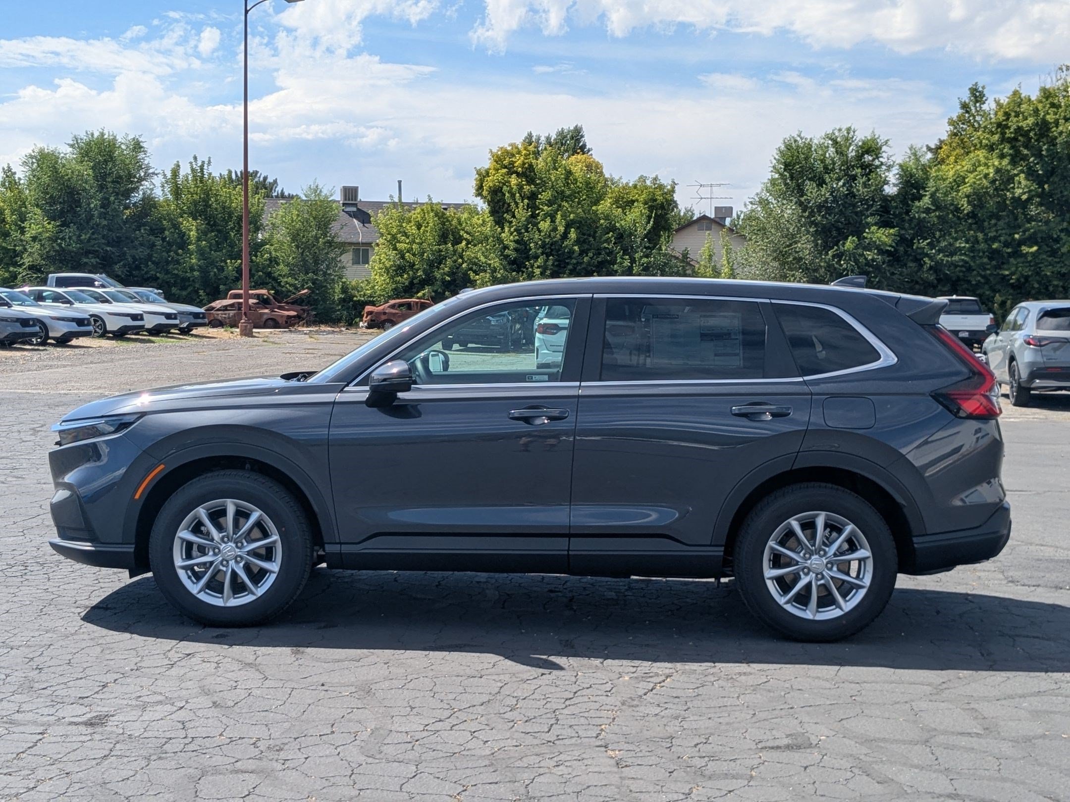 New 2026 Meteorite Gray Metallic Honda EX image 7