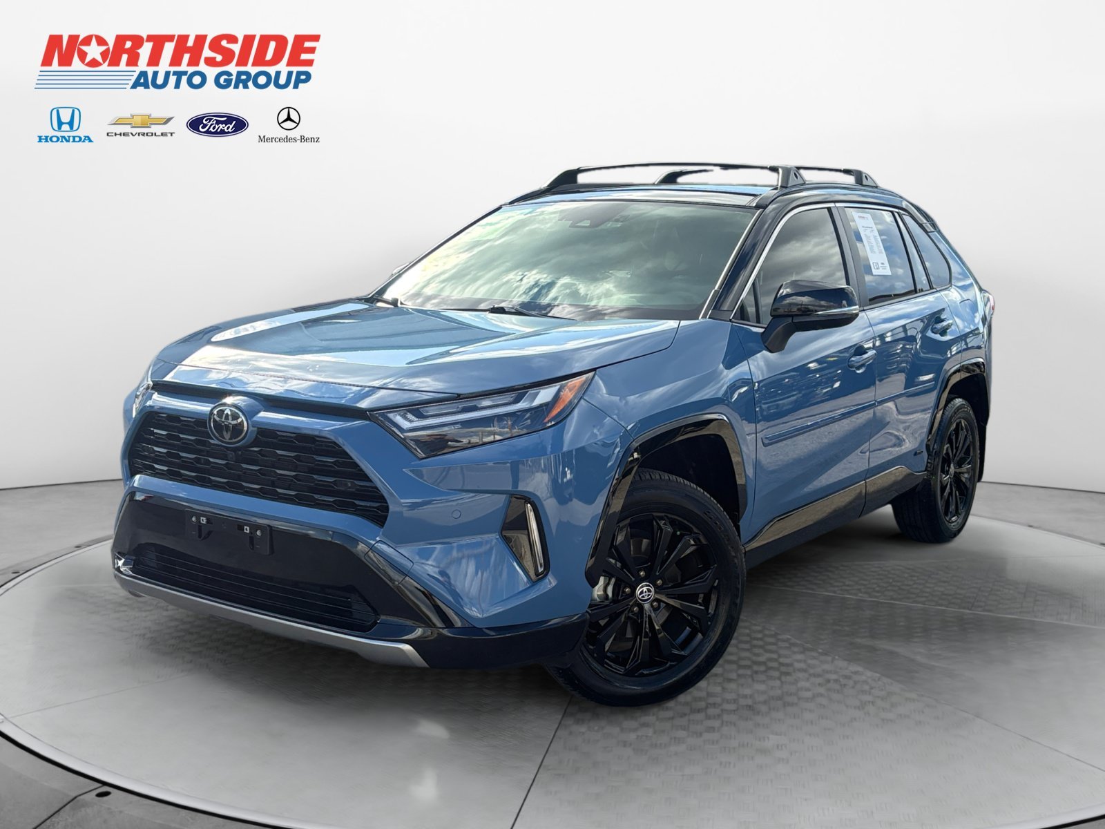 Used 2025 Blue Toyota XSE image 3