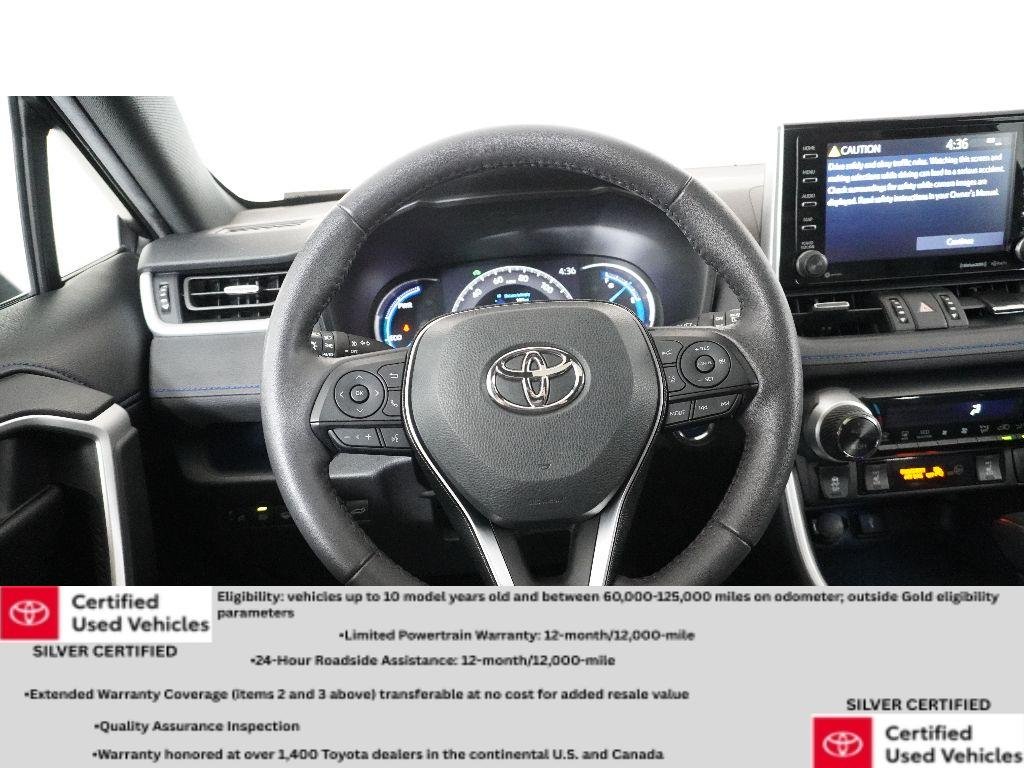 Used 2021 Blizzard Pearl/Midnight Black Metallic Toyota Hybrid XSE image 17