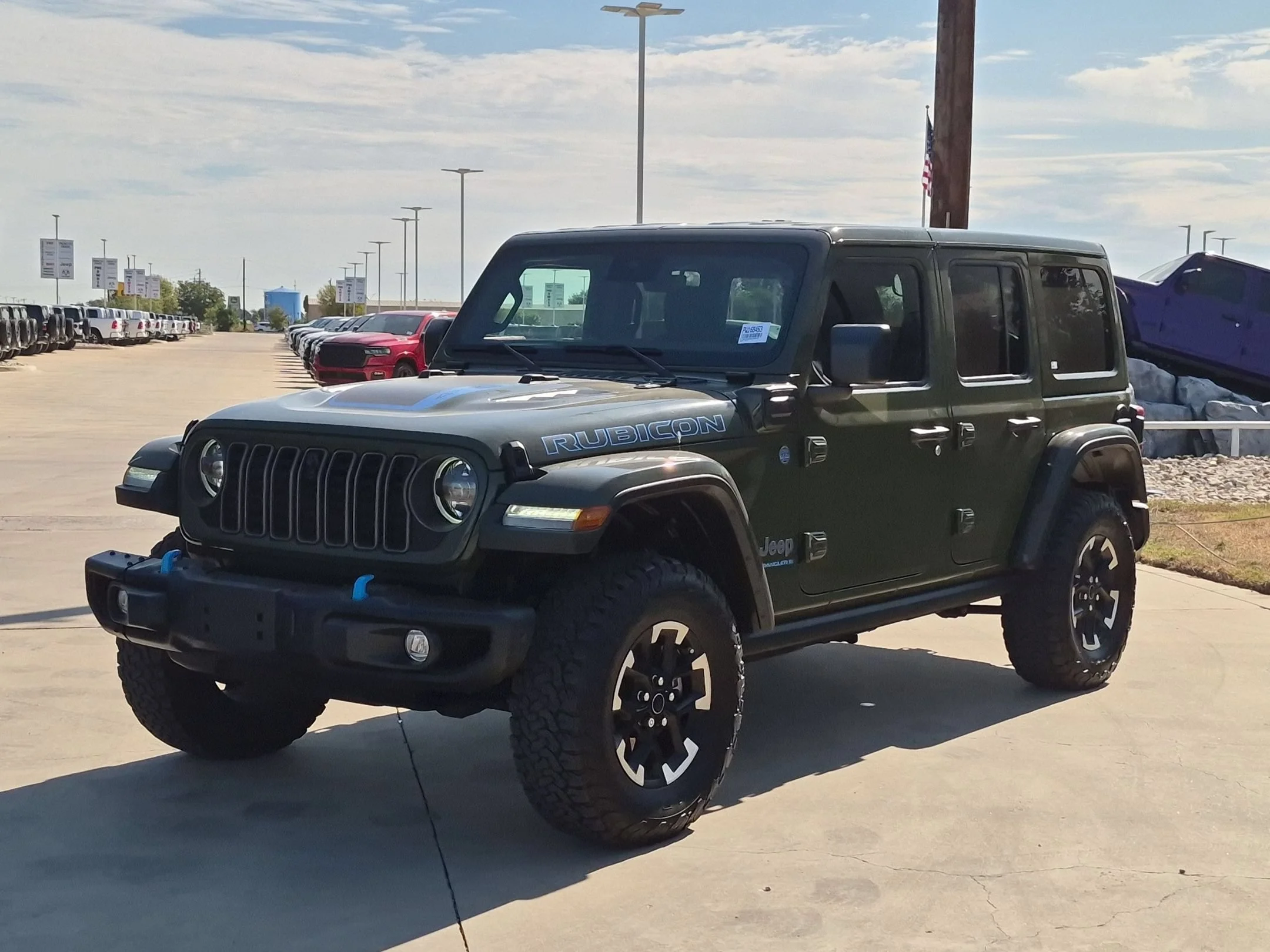 Used 2024 Green Jeep Rubicon X 4xe image 7