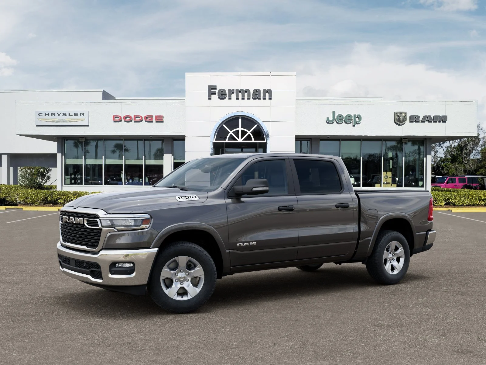 New 2026 Granite Crystal Metallic Clear-Coat Exterior Paint RAM Big Horn/Lone Star image 34