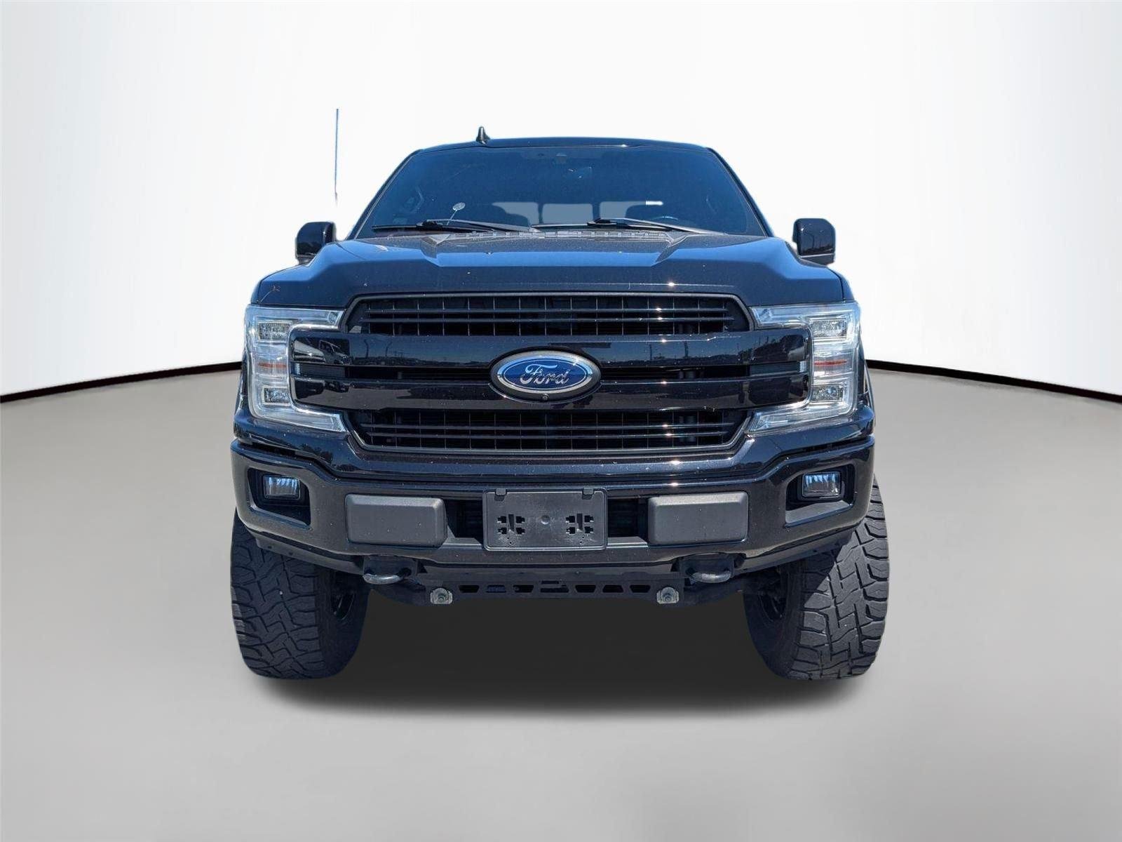 Used 2020 Agate Black Metallic Ford LARIAT image 2