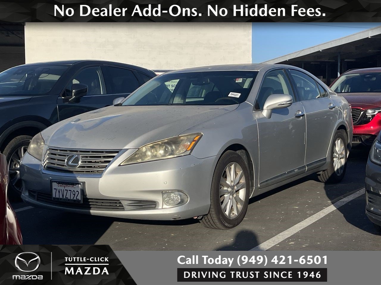 Used 2012 TUNGSTEN PEARL Lexus 4DR SDN image 2
