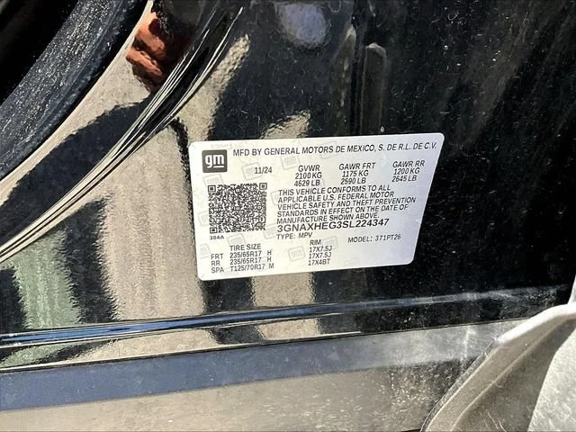 Certified Used 2025 Mosaic Black Metallic Chevrolet LT image 5