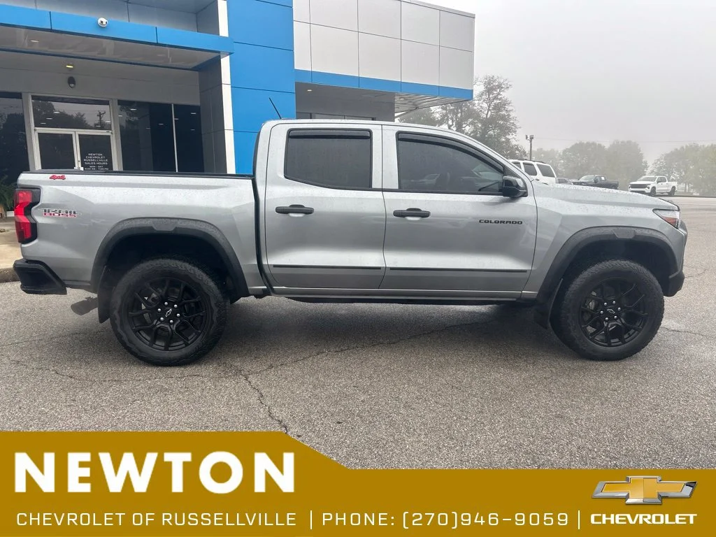 Used 2023 STERLING GRAY METALLIC Chevrolet 4WD Trail Boss image 39