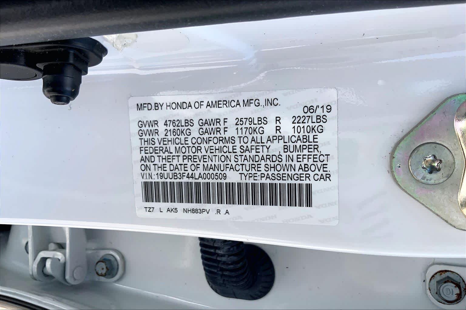 Used 2020 Platinum White Pearl Acura w/Technology Pkg image 36