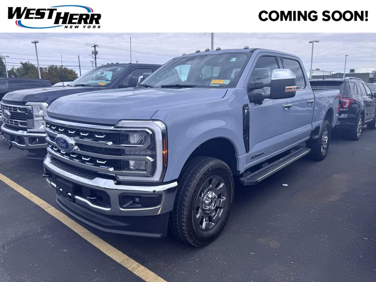 Used 2026 Glacier Gray Metallic Tri-Coat Ford Lariat image 1