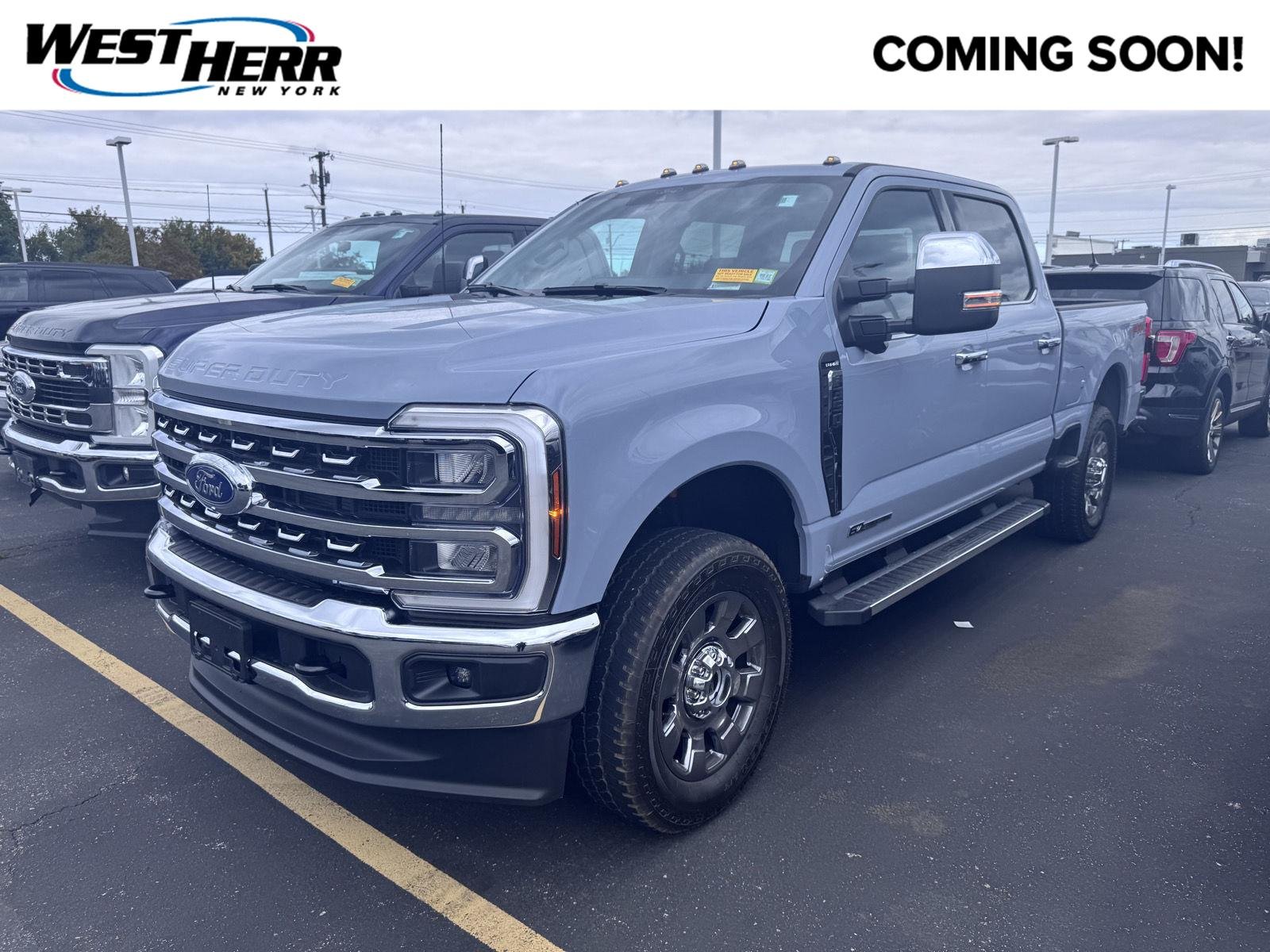 Used 2026 Glacier Gray Metallic Tri-Coat Ford Lariat image 1