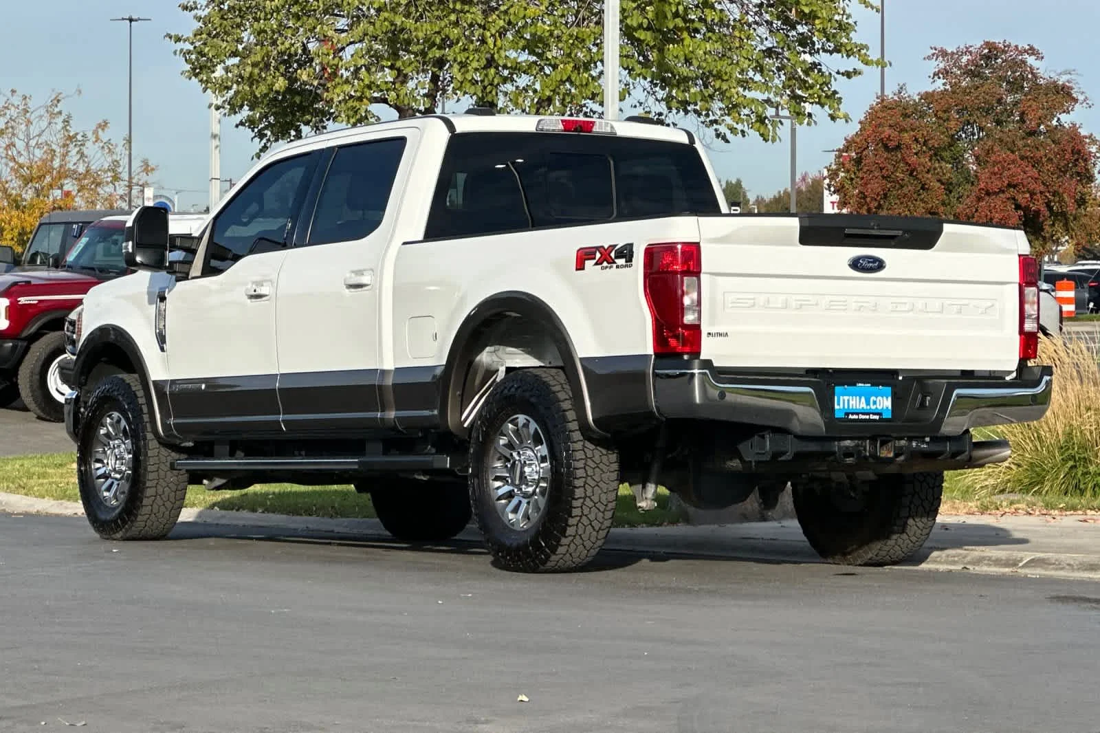 Certified Used 2022 Star White Ford LARIAT image 6