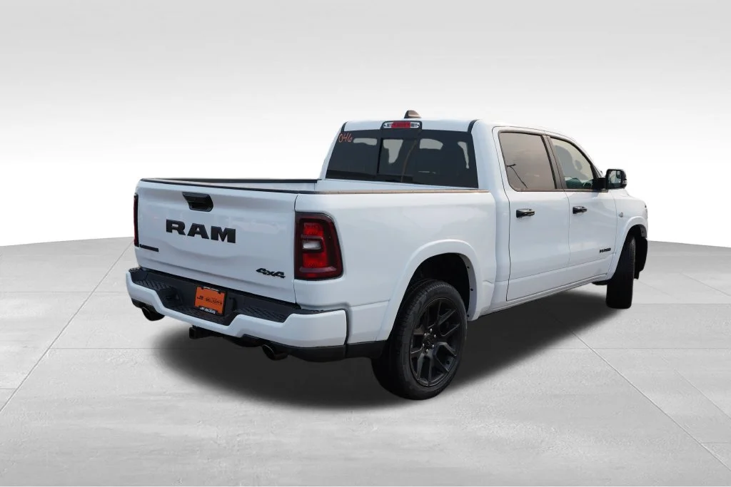 New 2026 Bright White Clear-Coat Exterior Paint RAM Laramie image 3