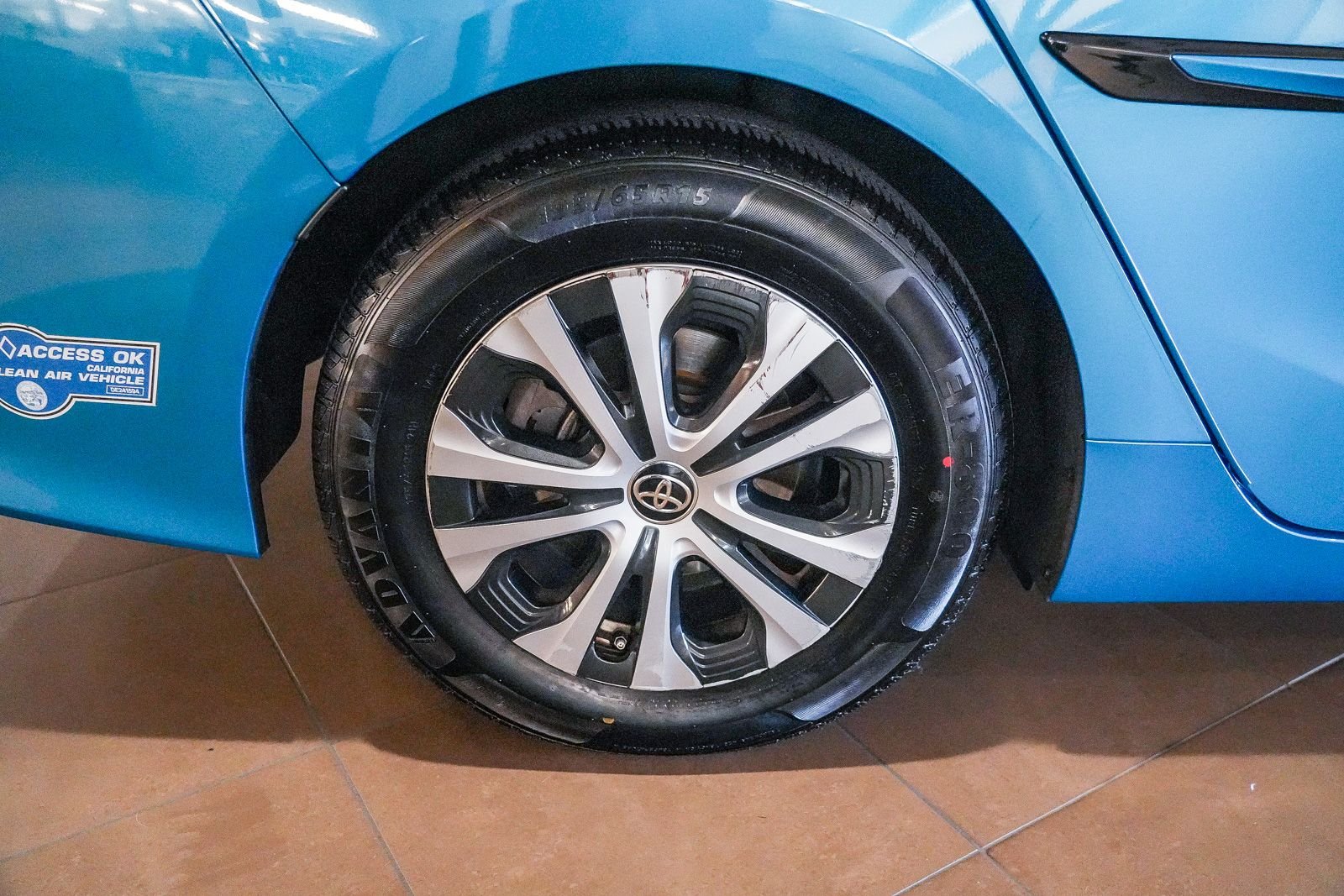 Certified Used 2021 Blue Toyota LE image 10