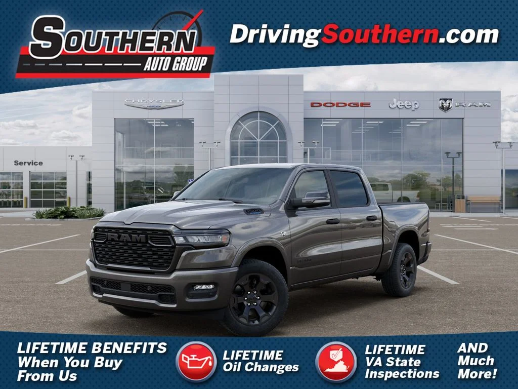New 2026 Granite Crystal Metallic Clear-Coat Exterior Paint RAM Big Horn/Lone Star image 1
