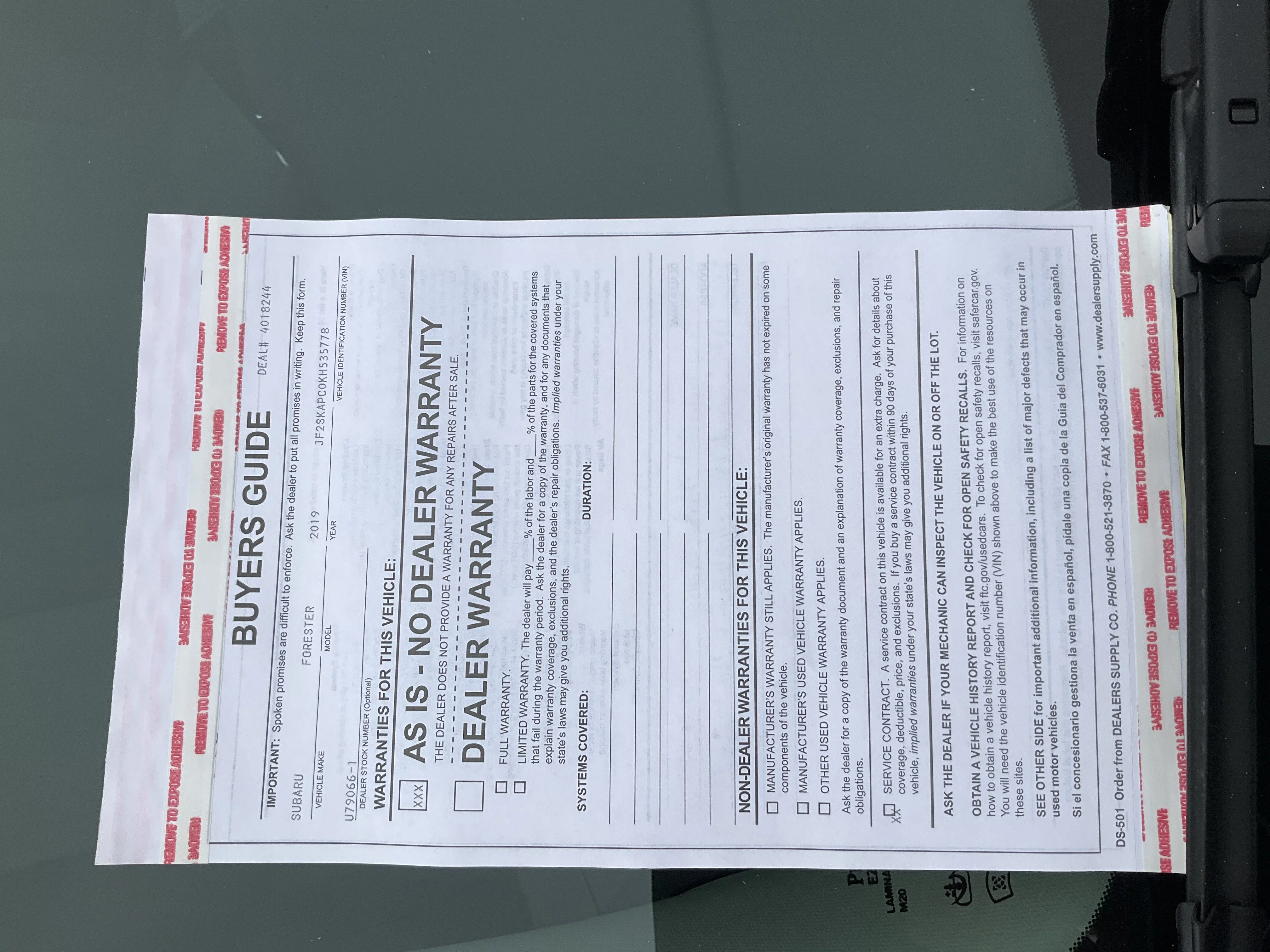 Used 2019 Ice Silver Metallic Subaru Sport image 7