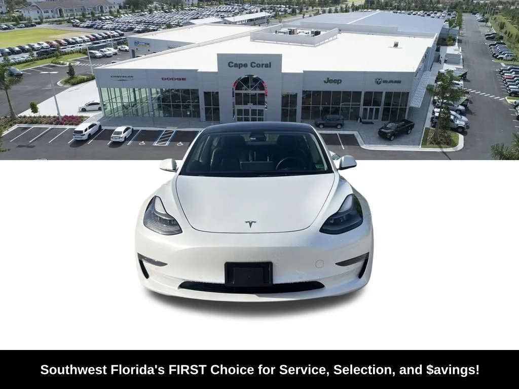 Used 2022 Tesla Model 3 Long Range with VIN 5YJ3E1EB7NF198552 for sale in Cape Coral, FL