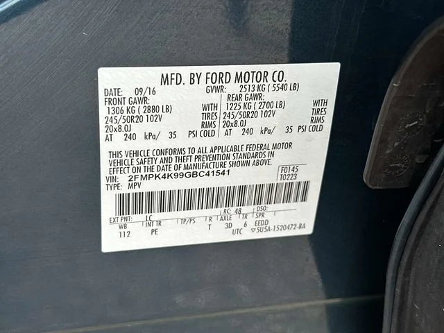 Used 2016 Blue Ford Titanium image 17