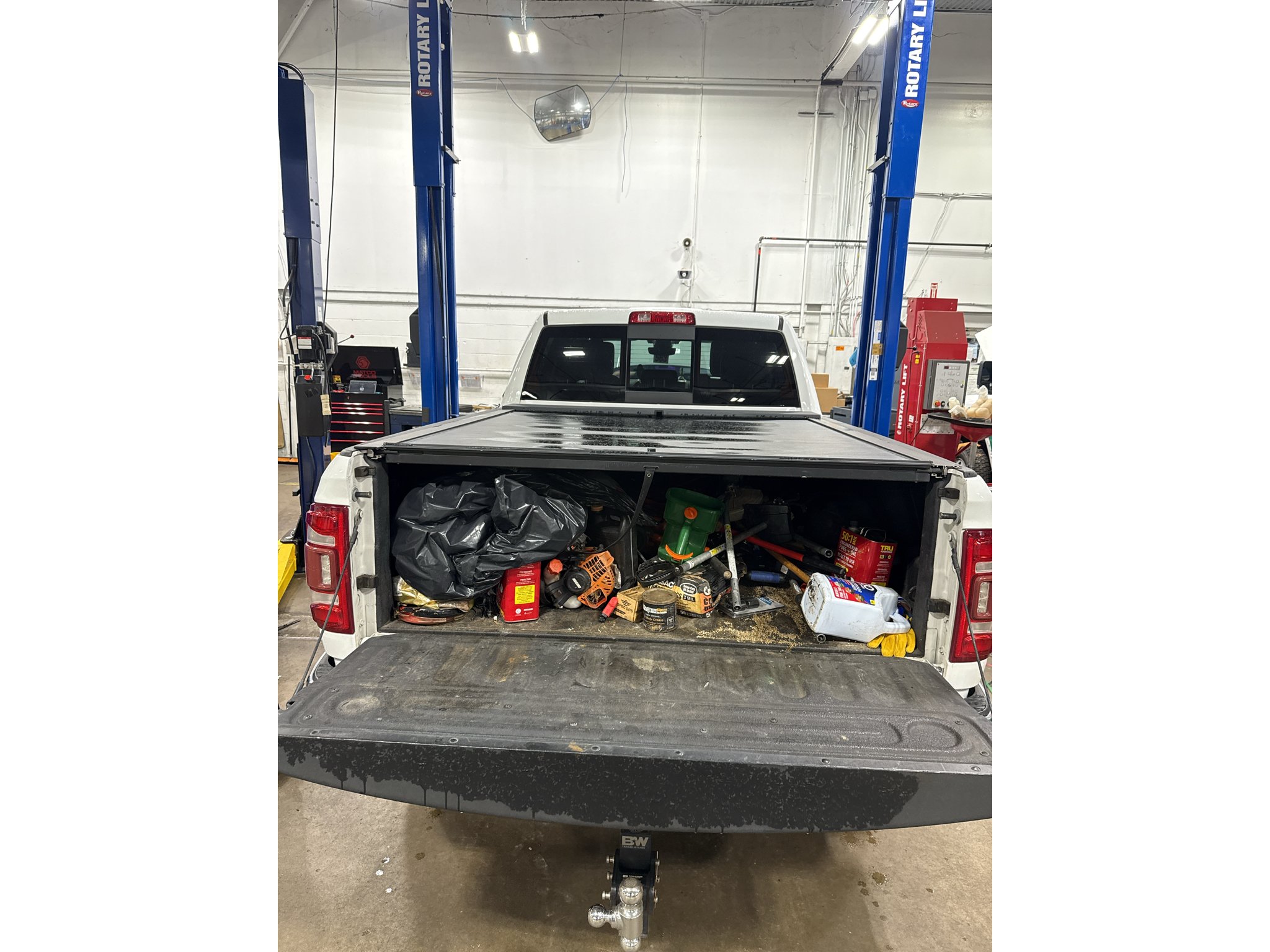 Used 2020 Bright White Clearcoat Ram Laramie image 8