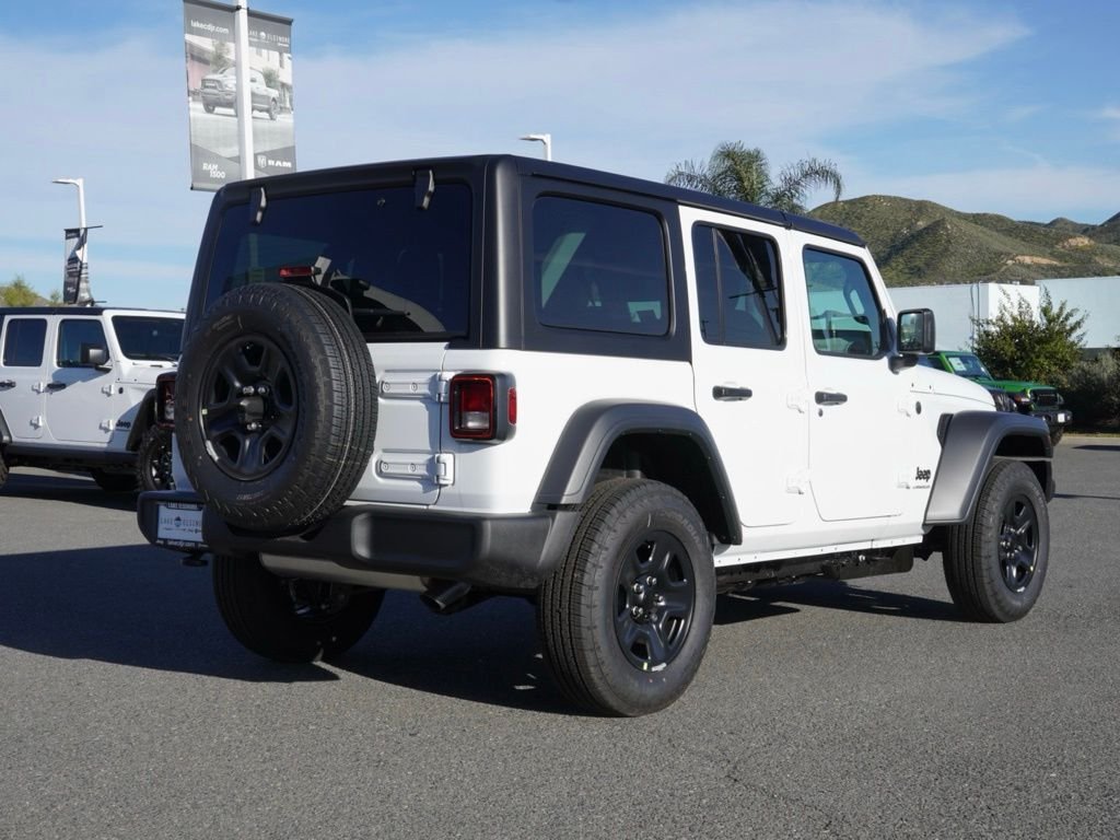New 2026 Bright White Clear-Coat Exterior Paint Jeep Sport image 3