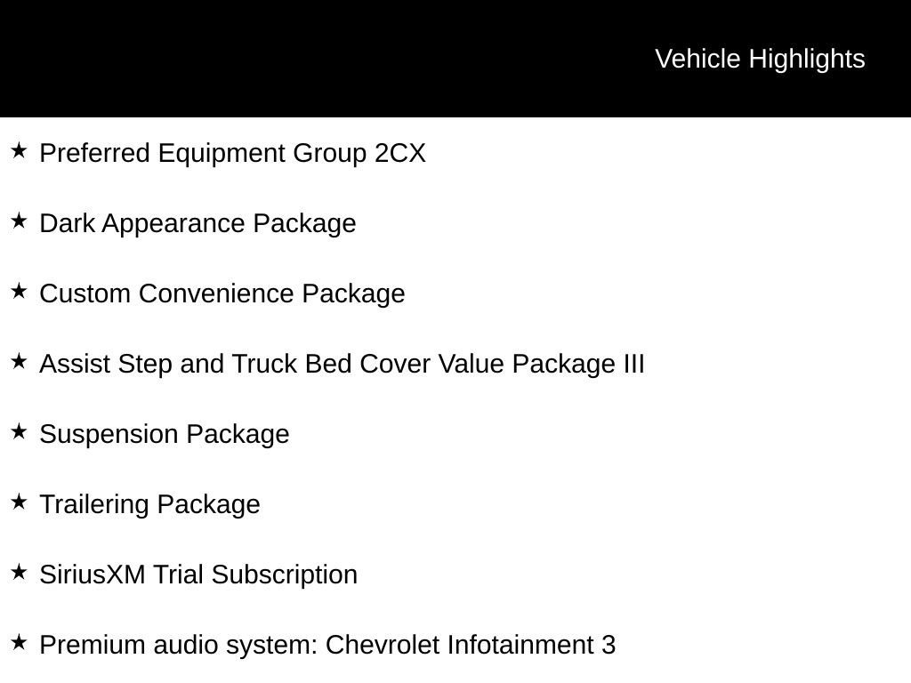 New 2026 Black Chevrolet Custom Trail Boss image 3