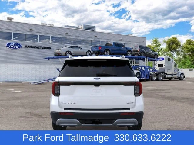 New 2026 Star White Metallic Tri-Coat Ford Platinum image 5