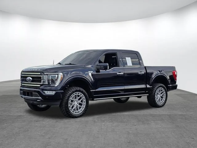 Certified Used 2021 Antimatter Blue Metallic Ford Limited image 7