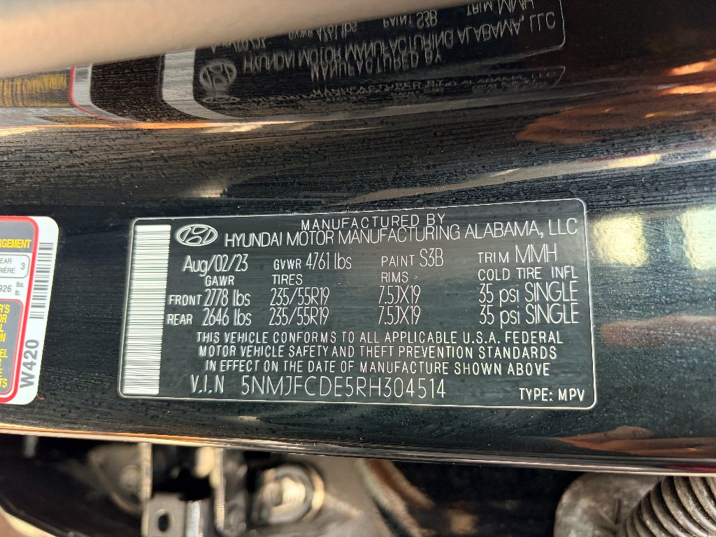 Certified Used 2024 Black Pearl Hyundai SEL image 30