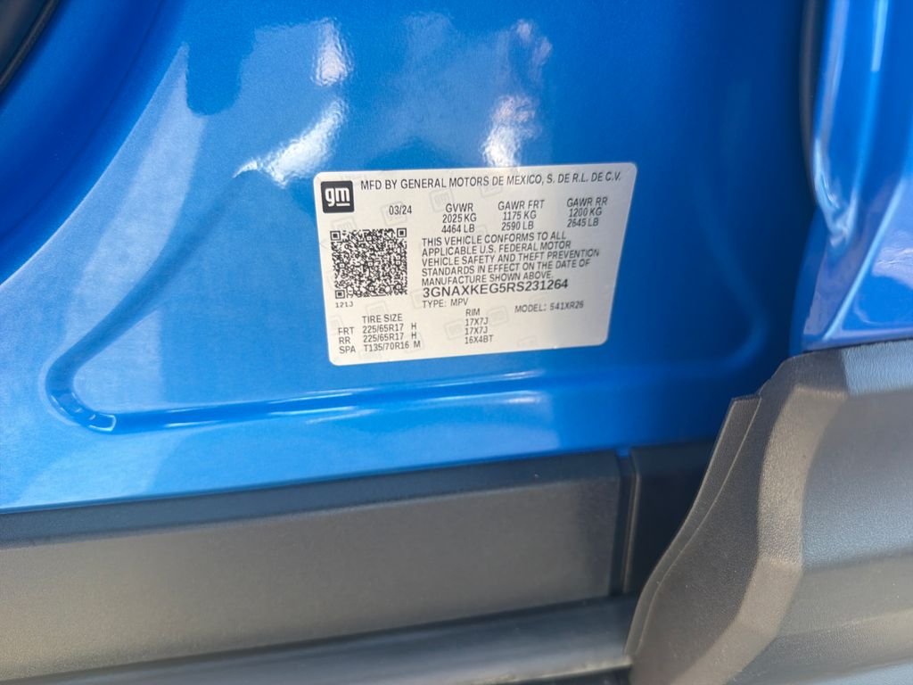 Used 2024 Blue Chevrolet LT image 22