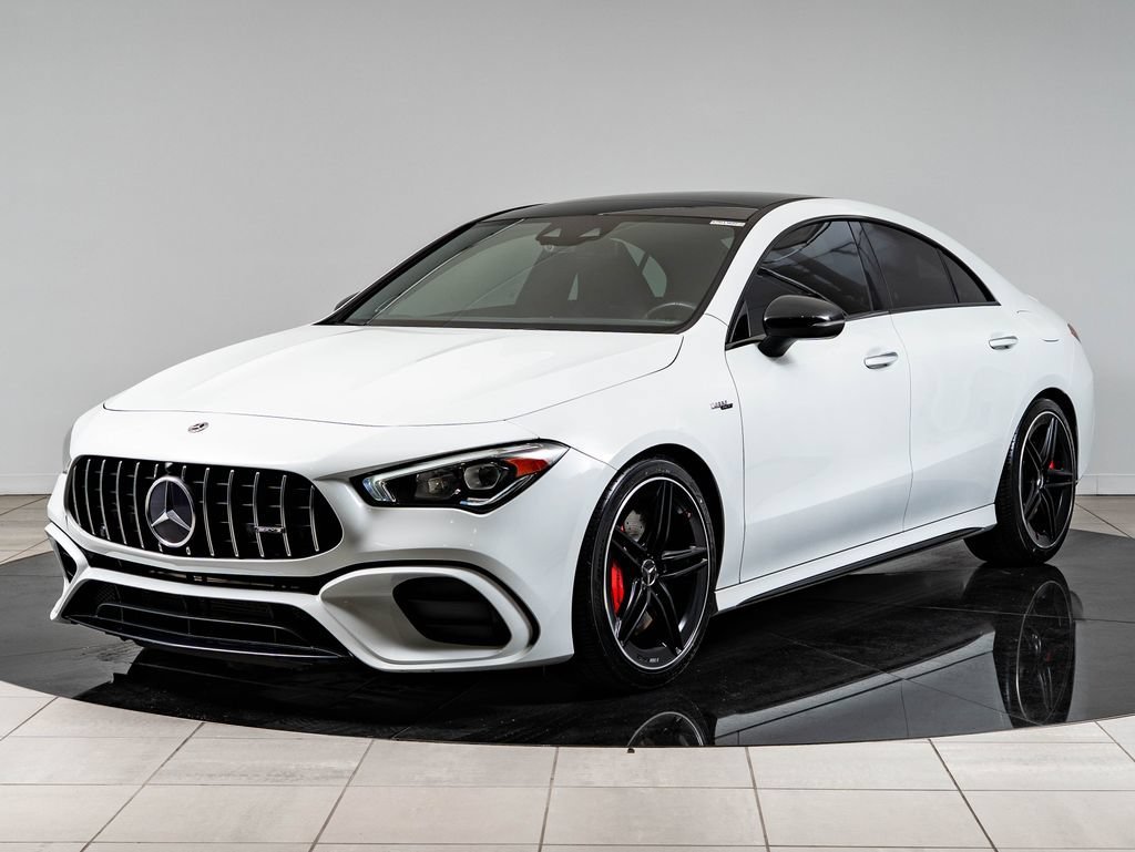 Used 2023 Digital White Metallic Mercedes-Benz CLA 45 AMG® image 1