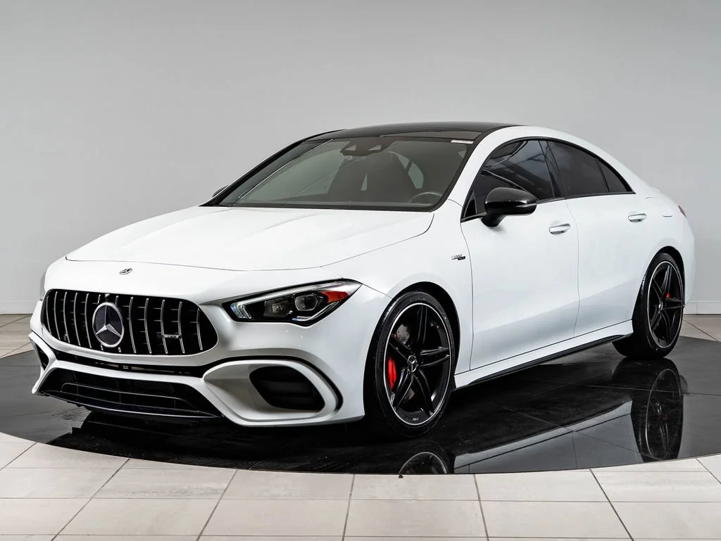 Used 2023 Digital White Metallic Mercedes-Benz CLA 45 AMG® image 1