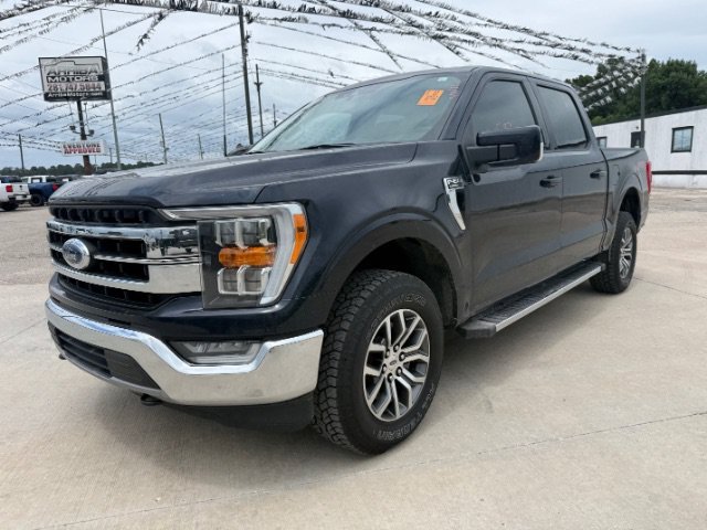 Used 2021 Blue Ford LARIAT image 1